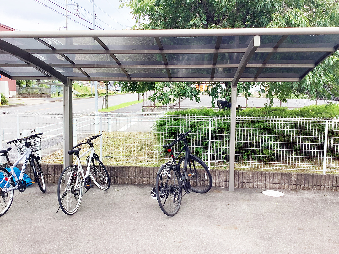 【駐輪場】自転車でも通塾できます